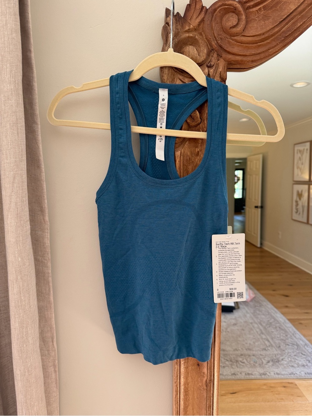 🩵Lululemon Athletica Teal Racerback Tank